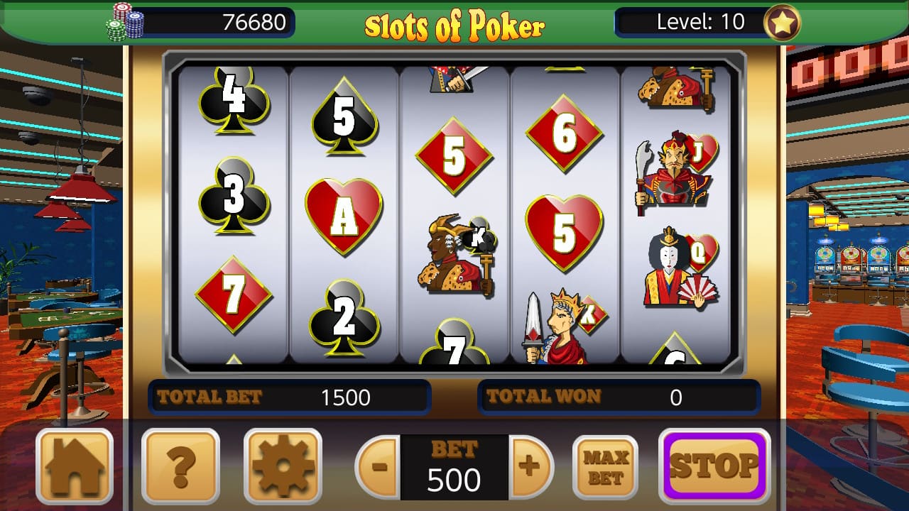 Slots of Poker at Aces Casino — скриншот 1