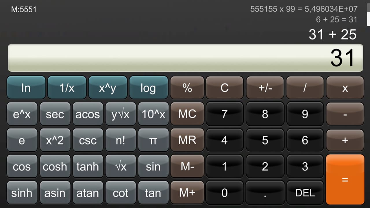 Calculator — скриншот 1