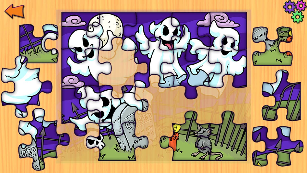 Halloween Jigsaw Puzzles - Puzzle Game for Kids & Toddlers — скриншот 1
