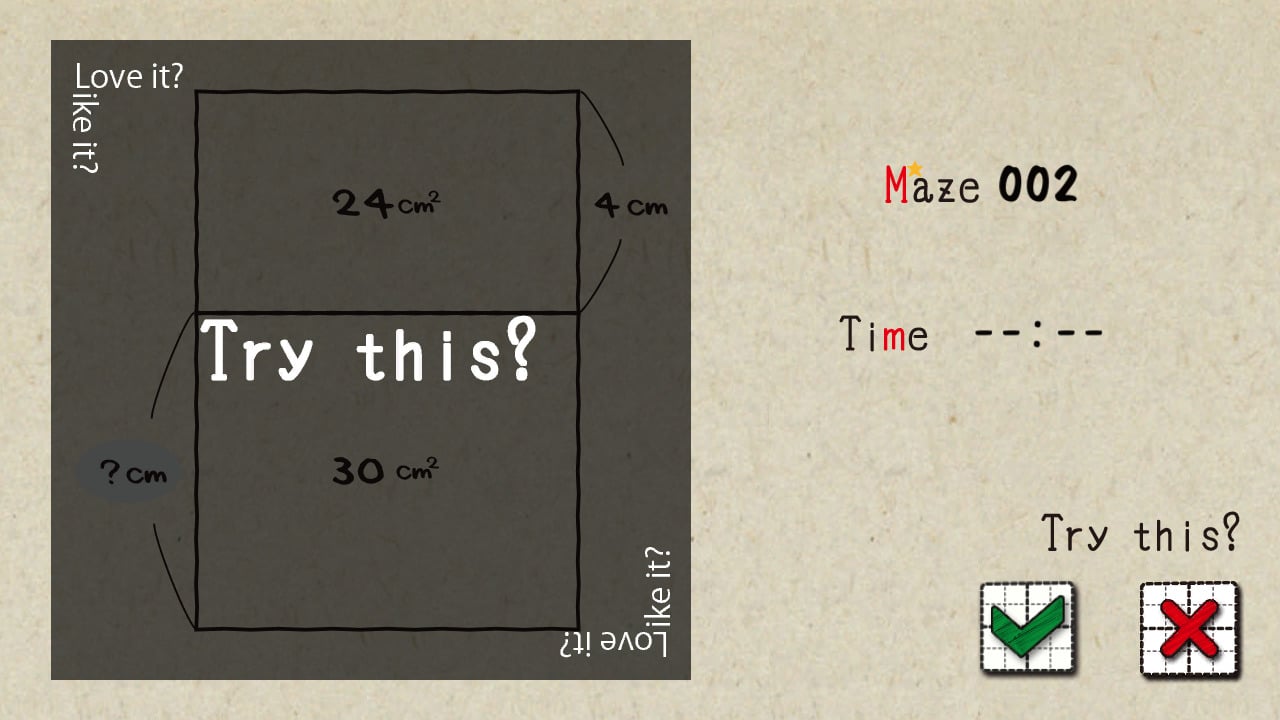 Menseki: Area Maze puzzles — скриншот 1