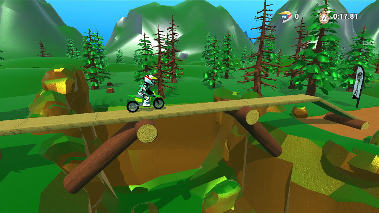 Gnarbike Trials 2 — скриншот 1