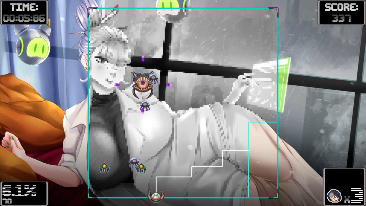 Waifu Space Conquest — скриншот 1