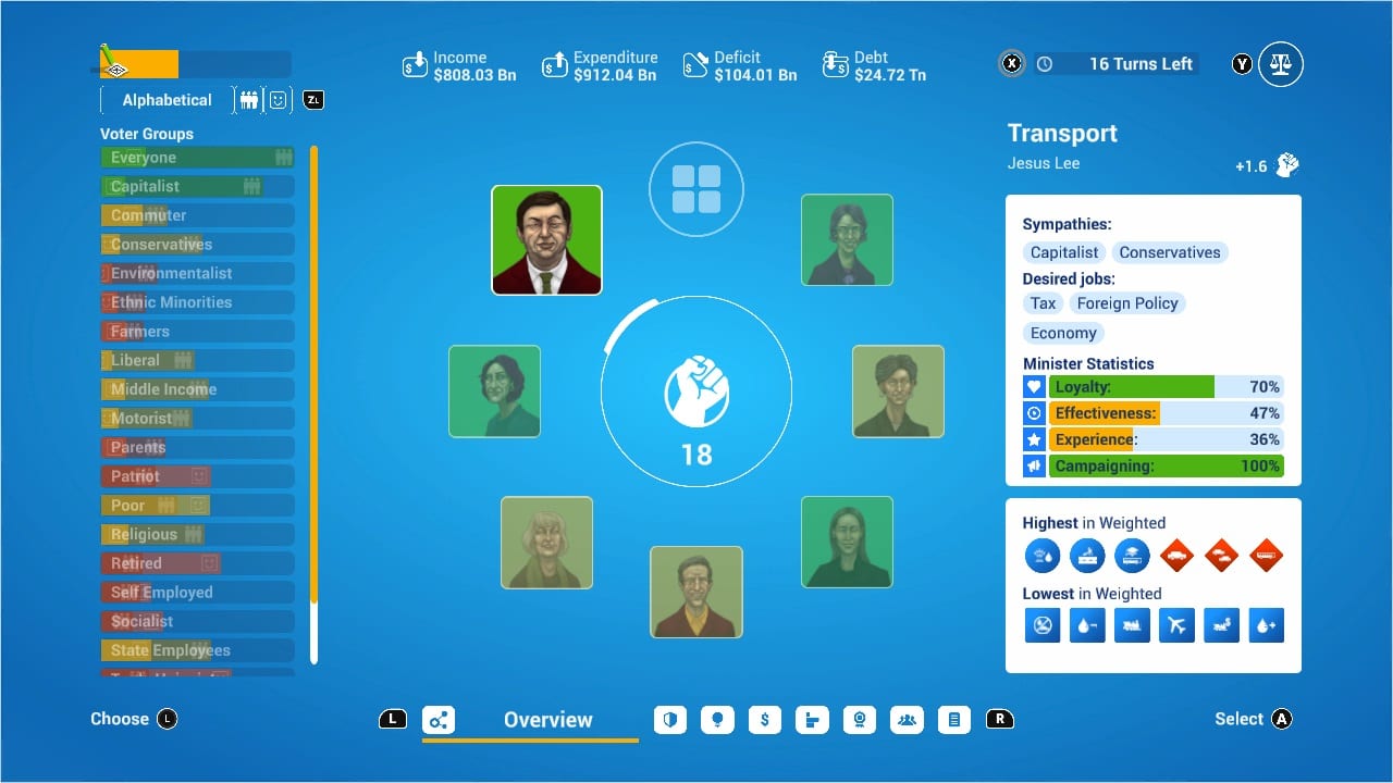 Democracy 4: Console Edition — скриншот 1
