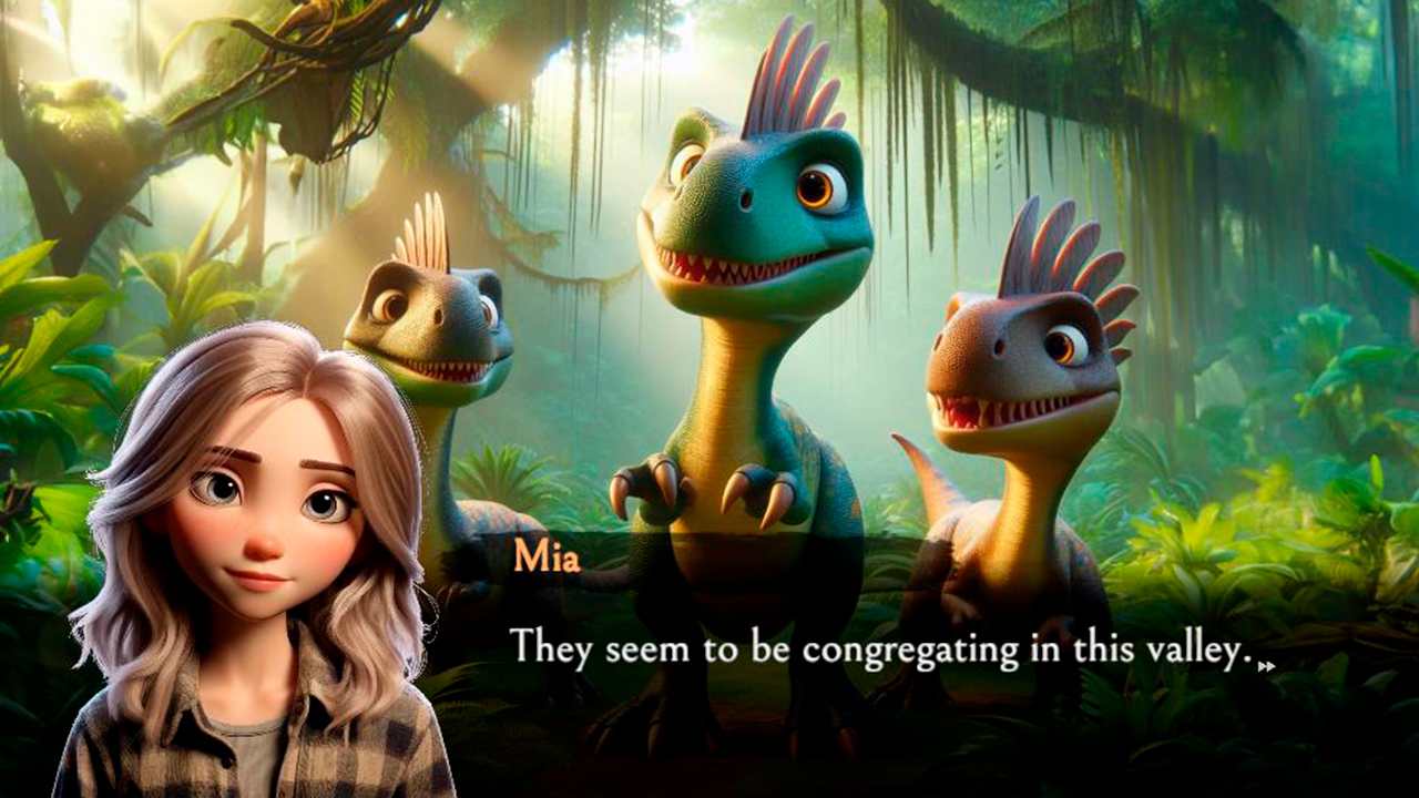 Dinosaur Crossing: Unravel and Discover — скриншот 1