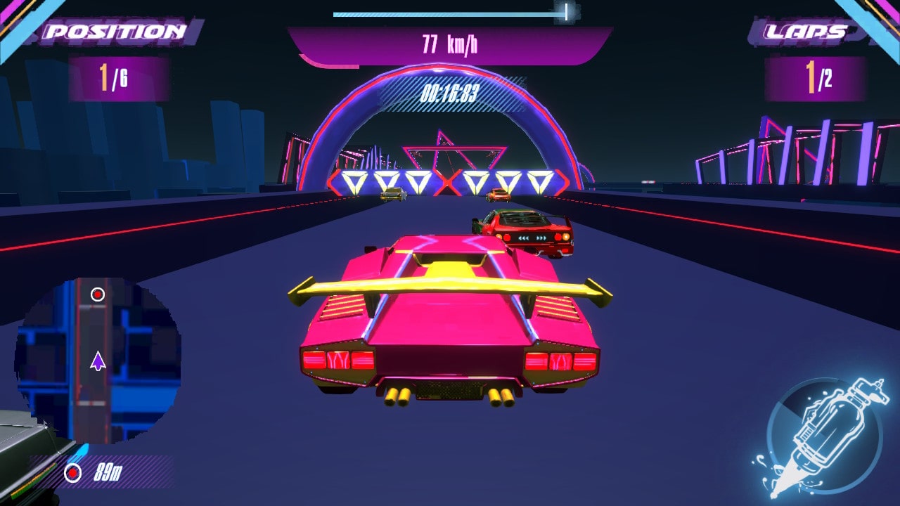 Cyber Racers: Retro Neon Punk Drift for Nintendo Switch - Nintendo