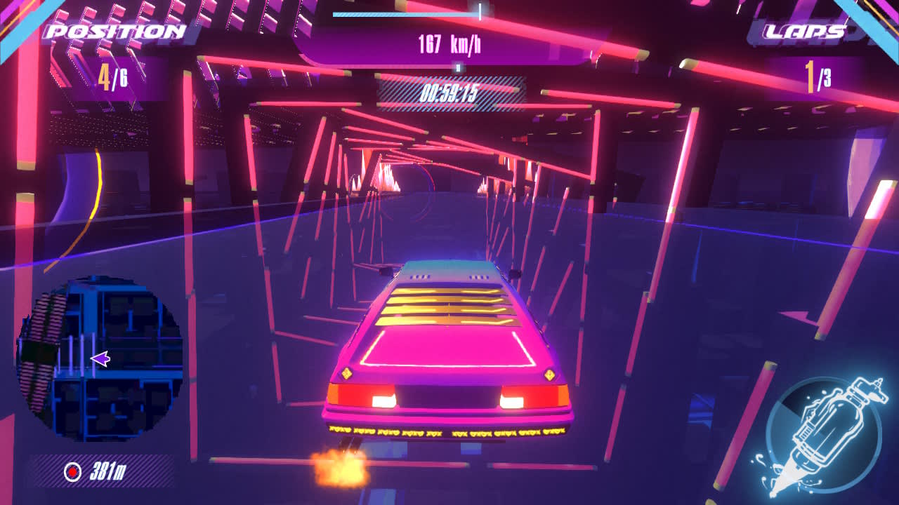 Cyber Racers: Retro Neon Punk Drift for Nintendo Switch - Nintendo