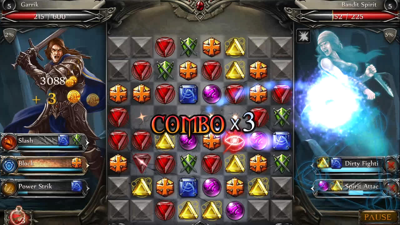 Jewel Fight: Heroes of Legend — скриншот 1