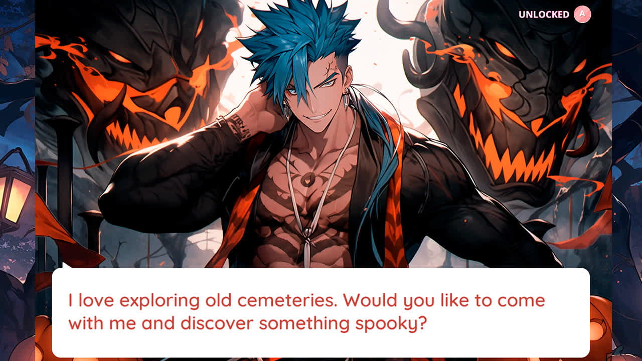 Anime Boys Dating: Sexy Halloween Costumes — скриншот 1
