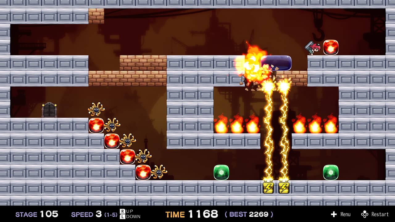 Crash Puzzle Hammer-San — скриншот 1