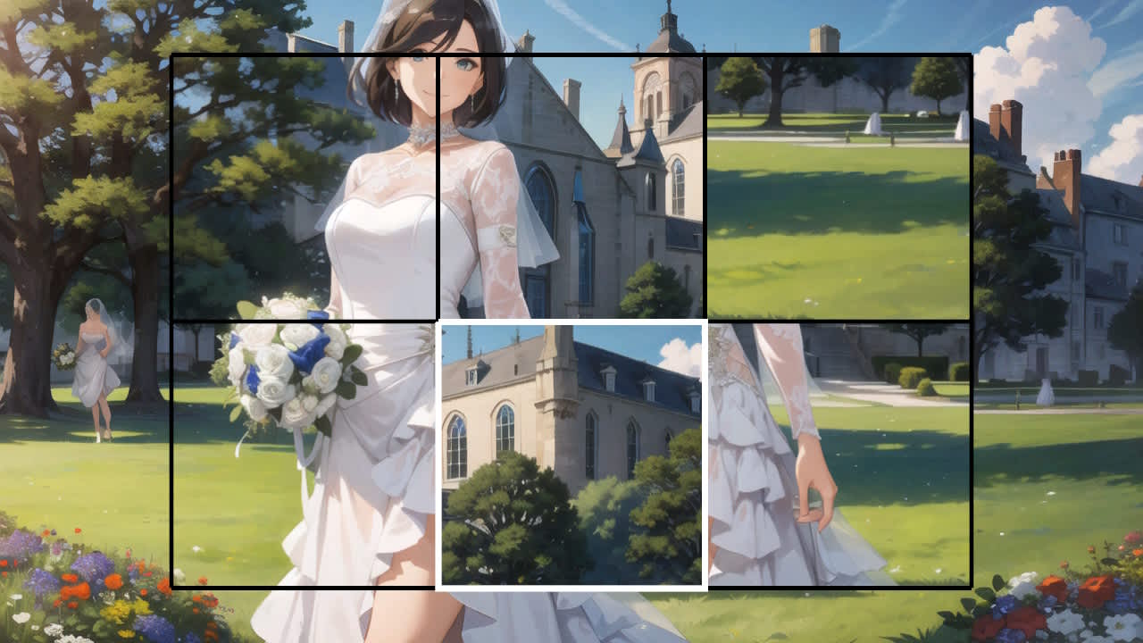 Anime Girls: Beautiful Bride — скриншот 1