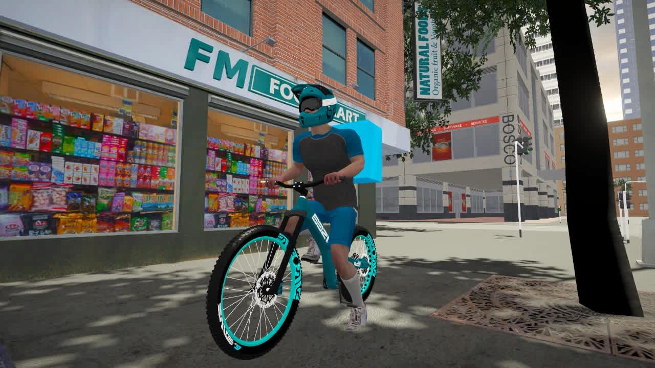 Food Courier: Bike Adventure — скриншот 1