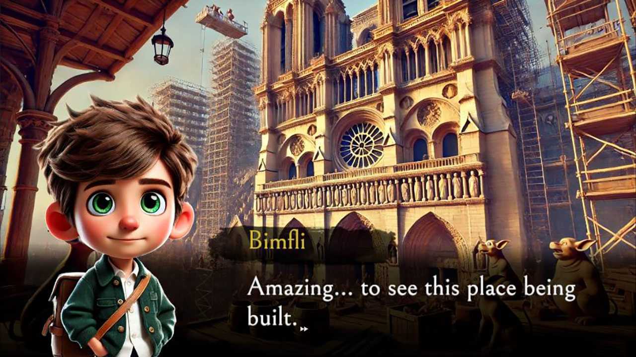 Bimfli & His Time Travels: Paris — скриншот 1