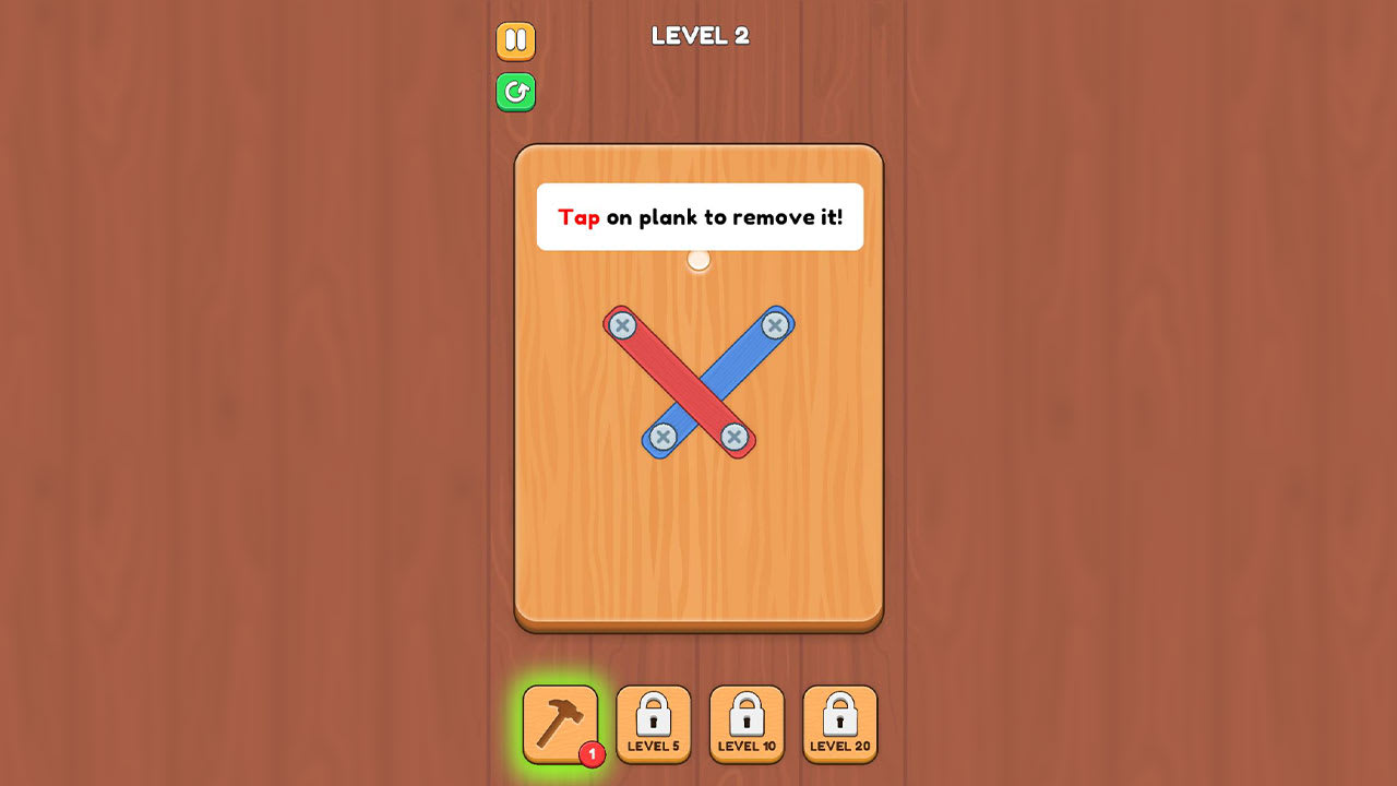 Losen Screws Puzzles — скриншот 1