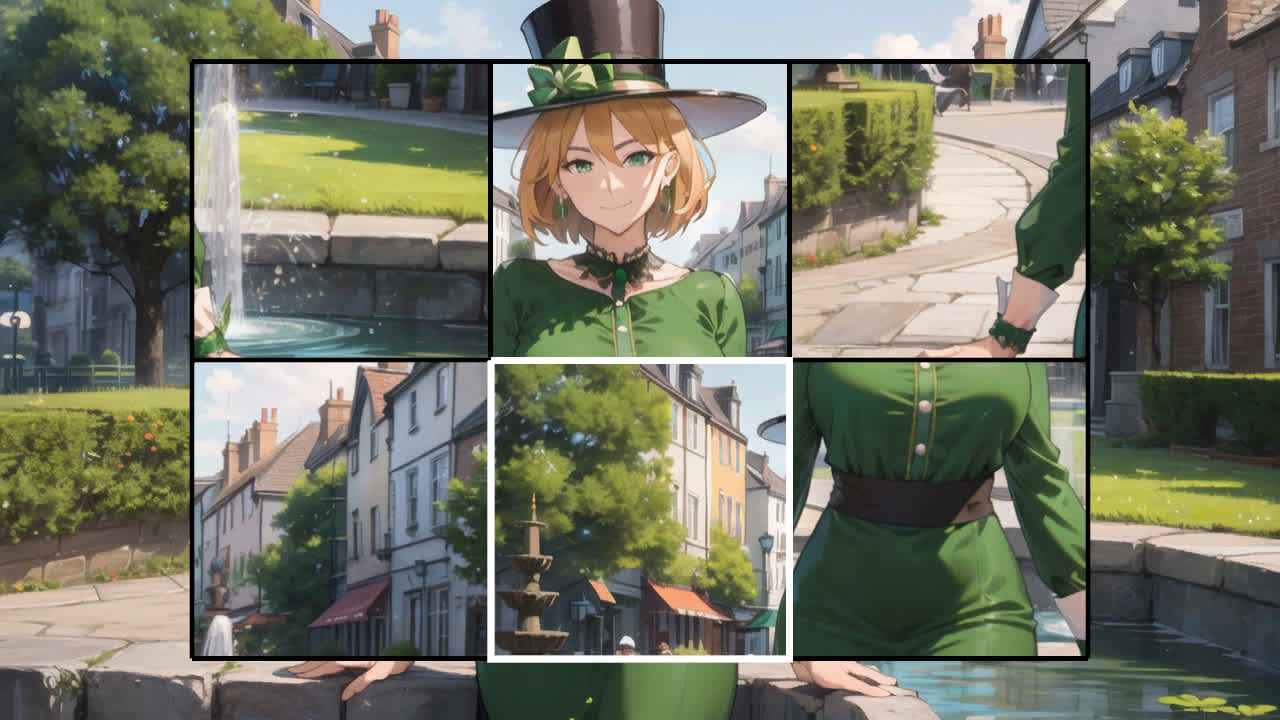 Anime Girls: Clever Clover — скриншот 1