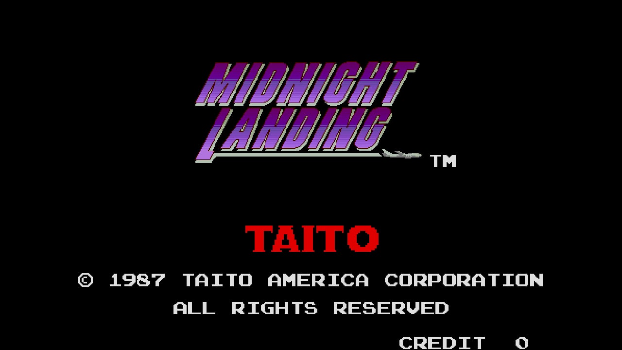 Arcade Archives MIDNIGHT LANDING — скриншот 1