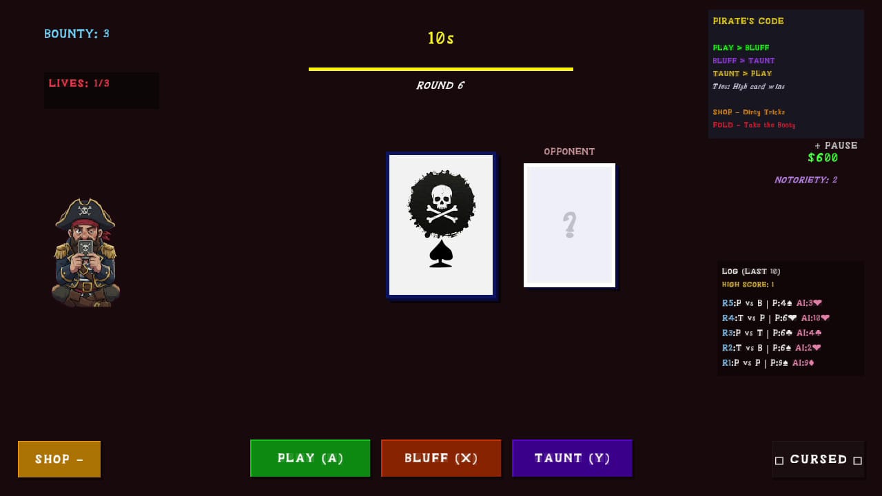 Blackspot: The Card Game — скриншот 1