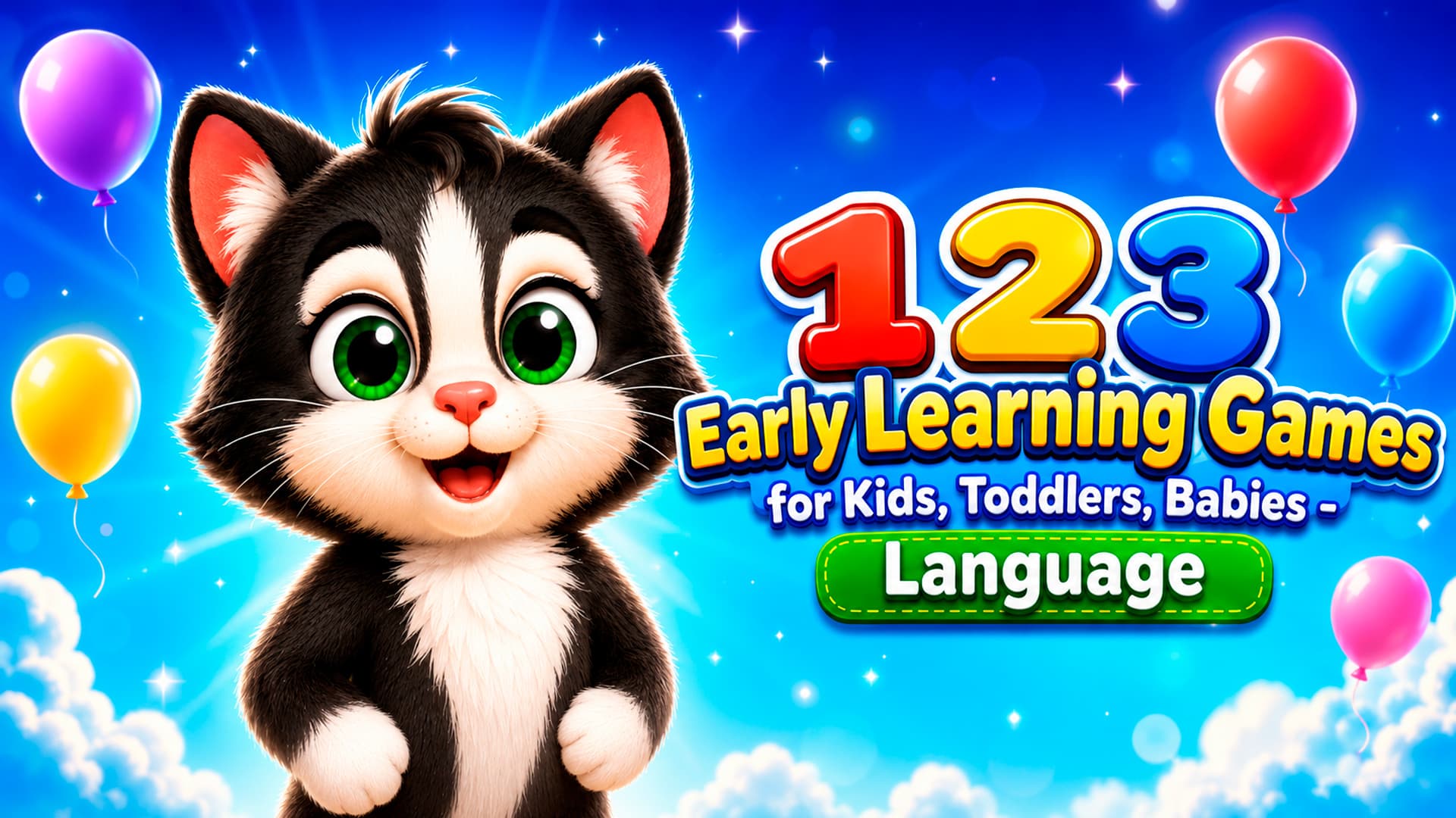 123 Early Learning Games for Kids, Toddlers, Babies - Language for ...