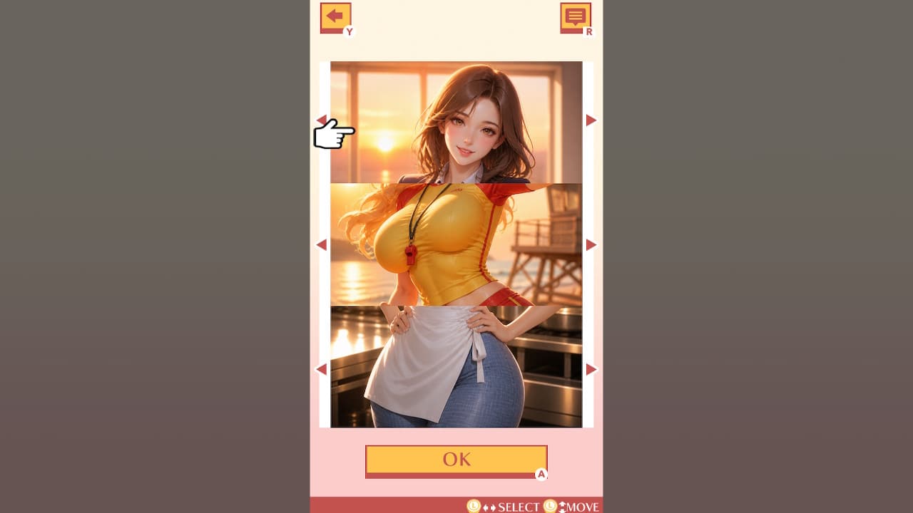 Heart-Pounding! Uniform Montage Puzzle ~From After School to the Office~ — скриншот 1