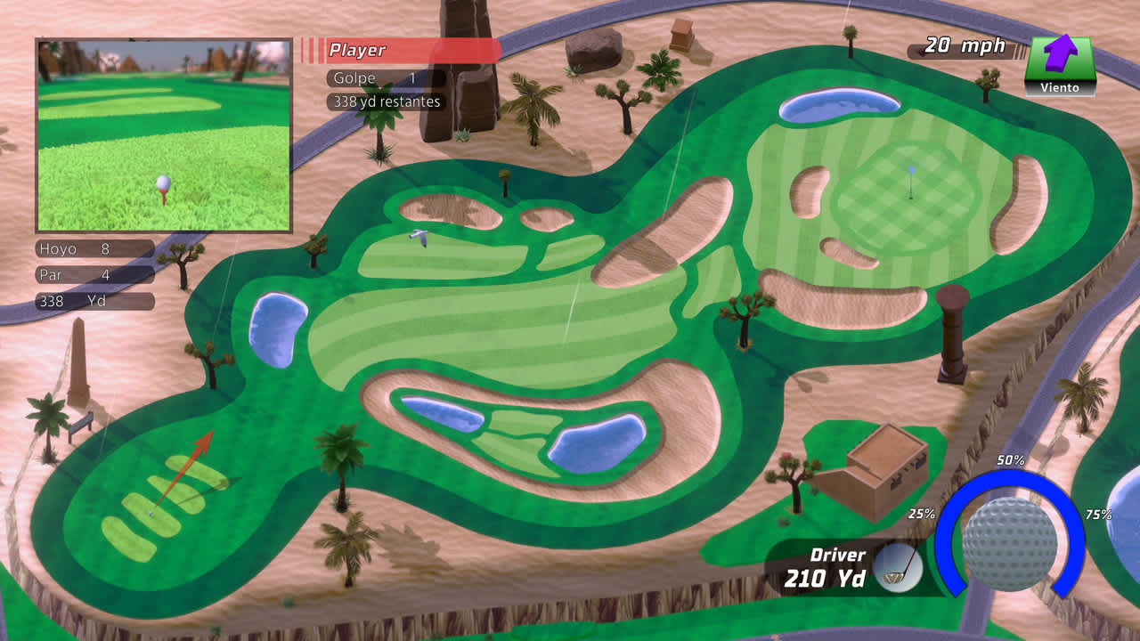 Golf Up Oasis — скриншот 1