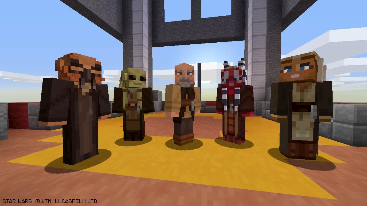 Minecraft: Nintendo Switch Edition: Star Wars Prequel Skin Pack — скриншот 1
