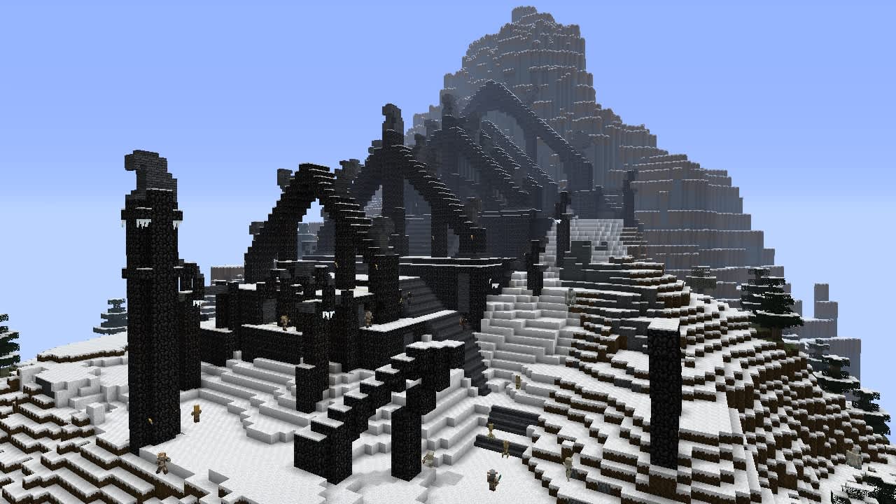 Minecraft: Nintendo Switch Edition: Minecraft Dragonborn Mash-up — скриншот 1