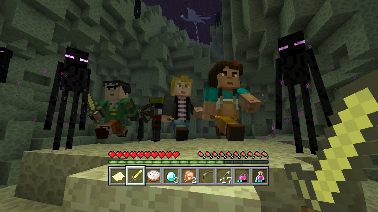 Minecraft: Nintendo Switch Edition: Story Mode Skin Pack — скриншот 1