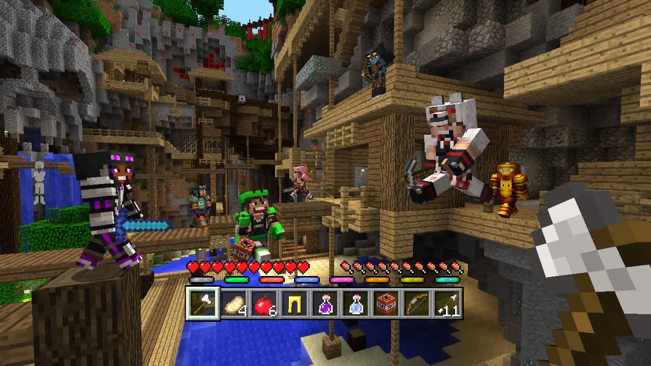 Minecraft: Nintendo Switch Edition: Mini Game Masters Skin Pack — скриншот 1