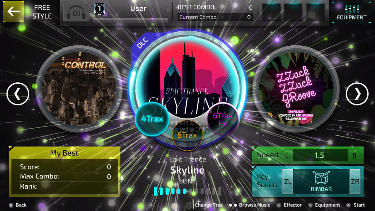 SUPERBEAT XONiC DLC Skyline — скриншот 1