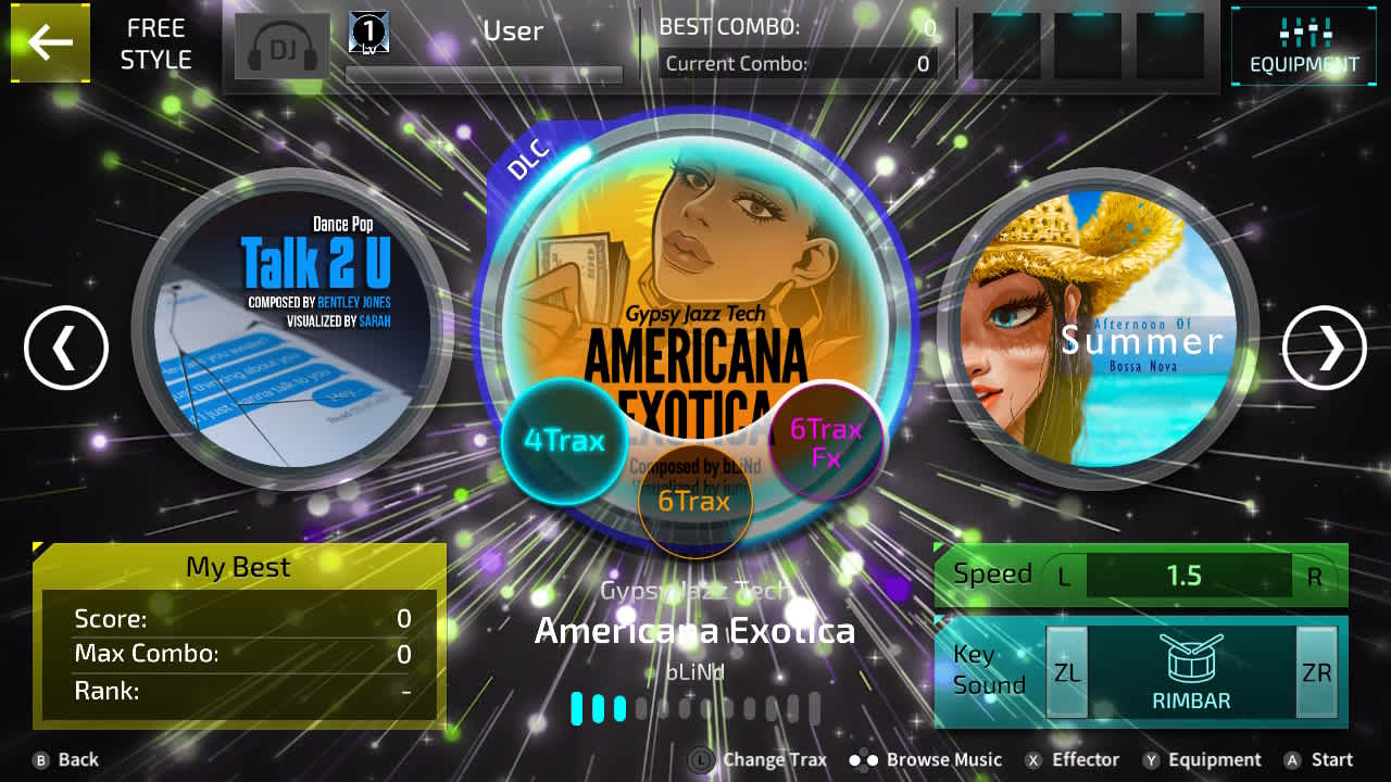 SUPERBEAT XONiC DLC Americana Exotica — скриншот 1