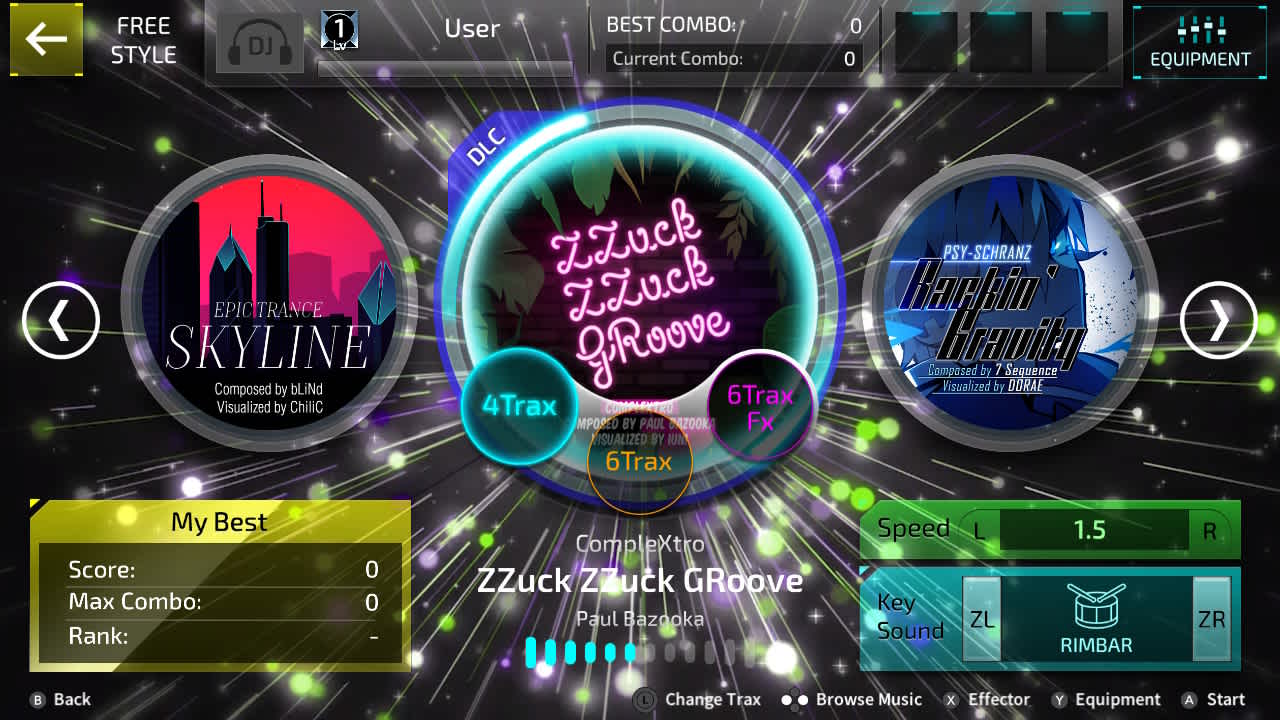 SUPERBEAT XONiC DLC ZZuck Zzuck Groove — скриншот 1