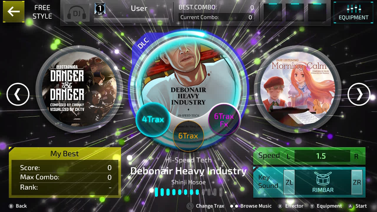 SUPERBEAT XONiC DLC Debonair Heavy Industry — скриншот 1