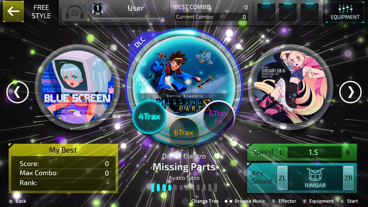 SUPERBEAT XONiC DLC Missing Parts — скриншот 1