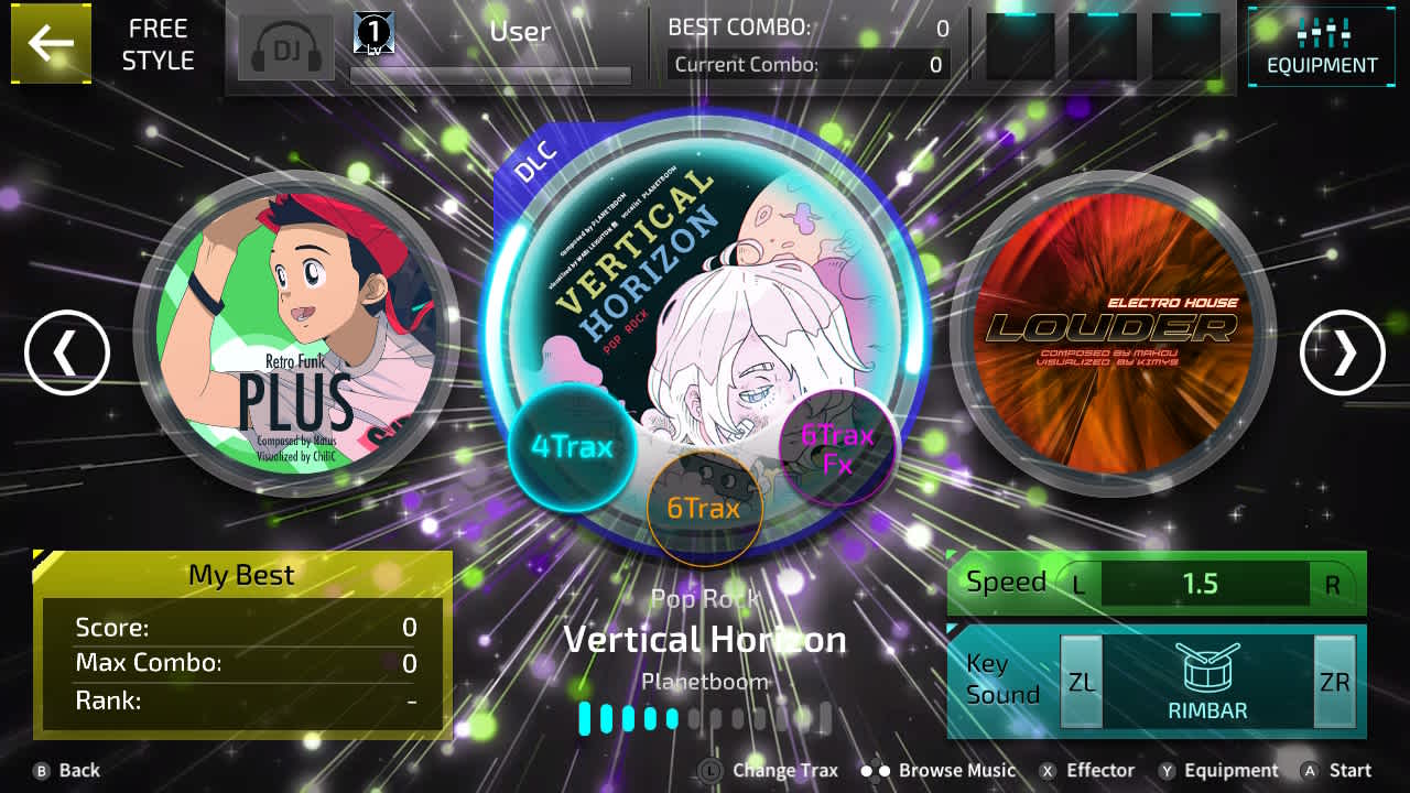 SUPERBEAT XONiC DLC Vertical Horizon — скриншот 1