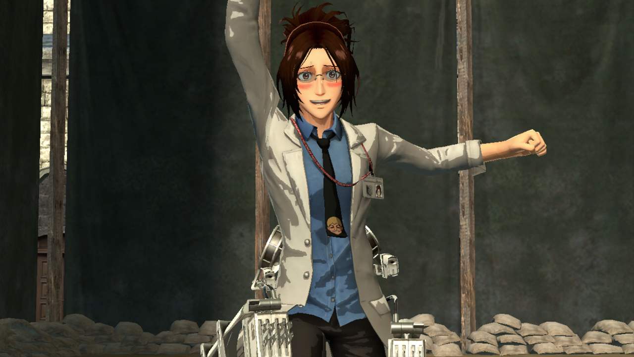 Attack on Titan 2: Additional Hange Costume: "Scientist Outfit" — скриншот 1