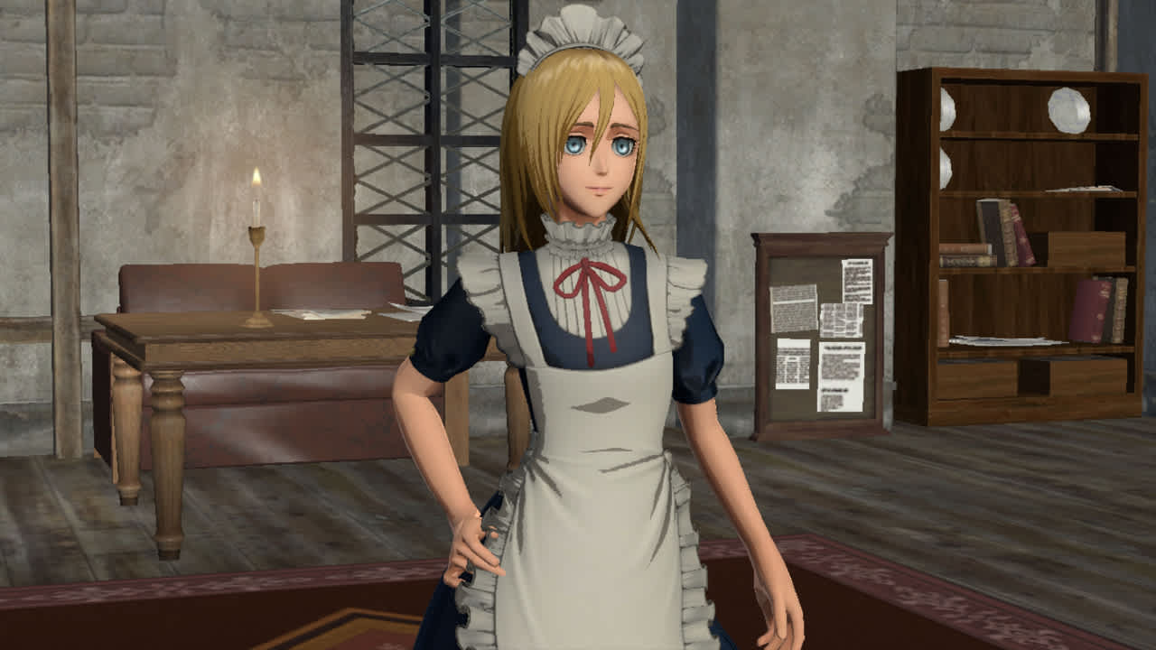 Attack on Titan 2: Additional Christa Costume: "Maid Outfit" — скриншот 1