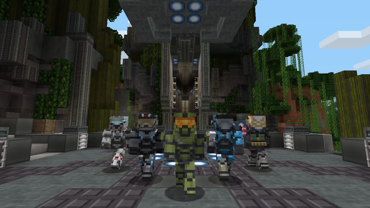 Minecraft: Nintendo Switch Edition: Master Chief Mash-up — скриншот 1