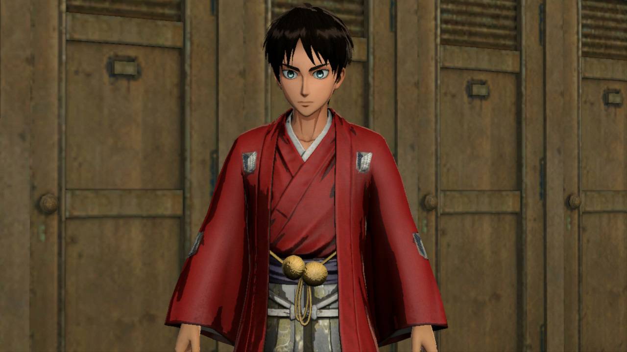 Attack on Titan 2: Costume Set "Japanese New Year" — скриншот 1