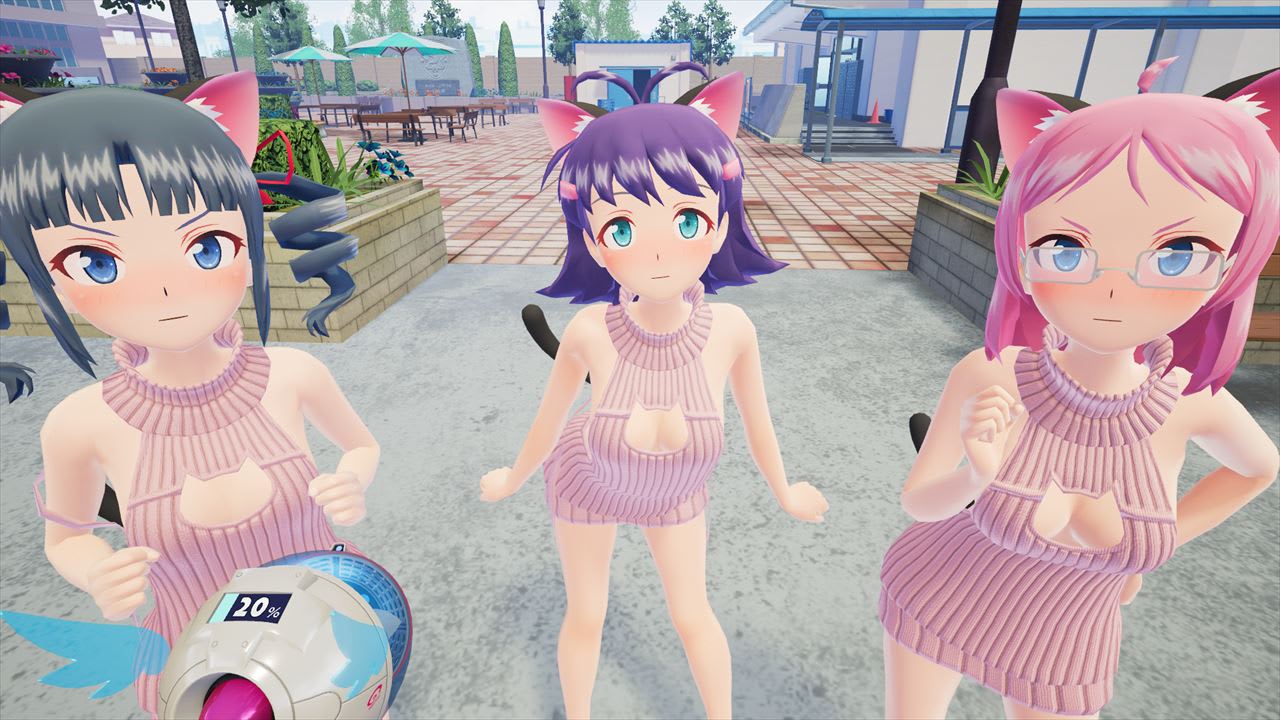 Gal*Gun 2 - Meowvelous Sweater Set — скриншот 1