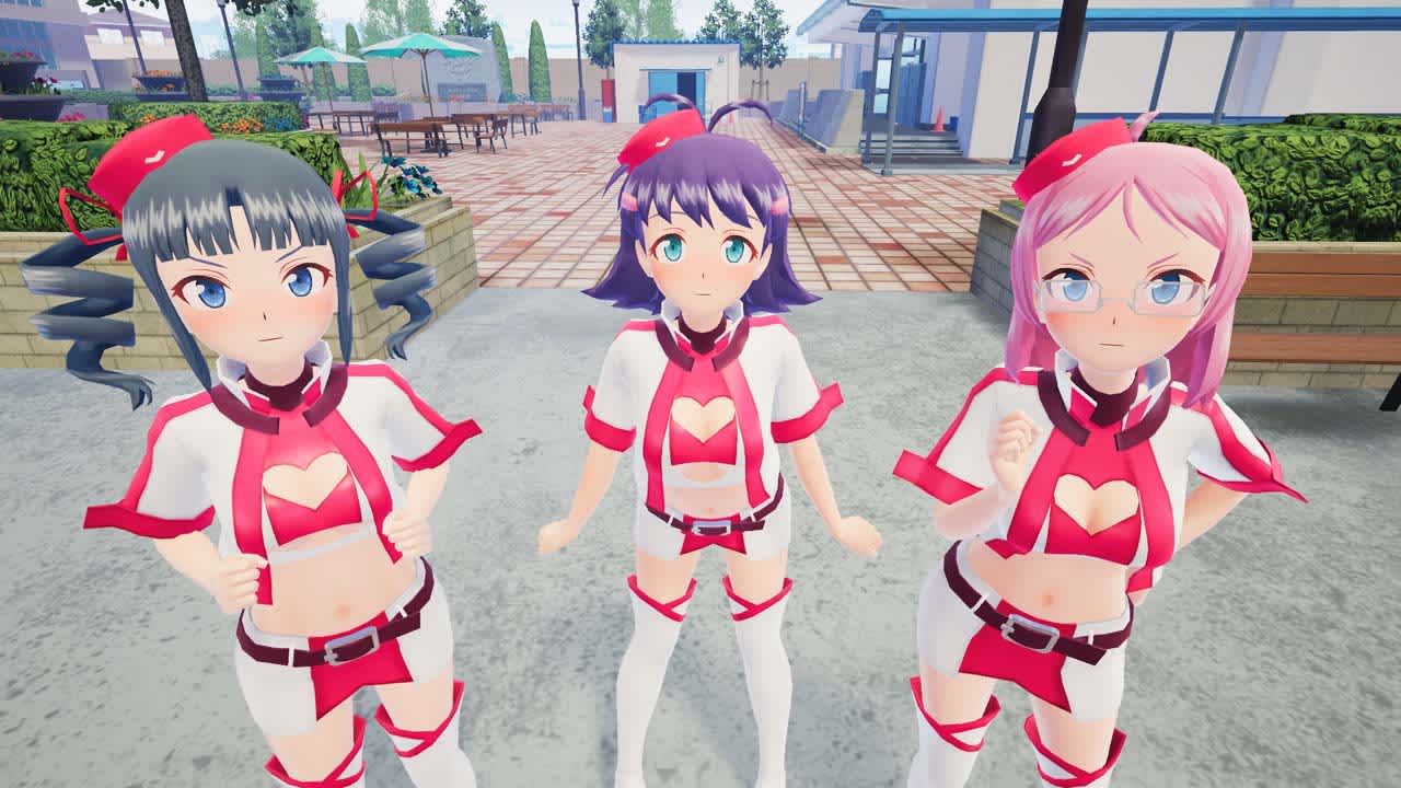 Gal*Gun 2 - Pole Position Pin-up Set — скриншот 1