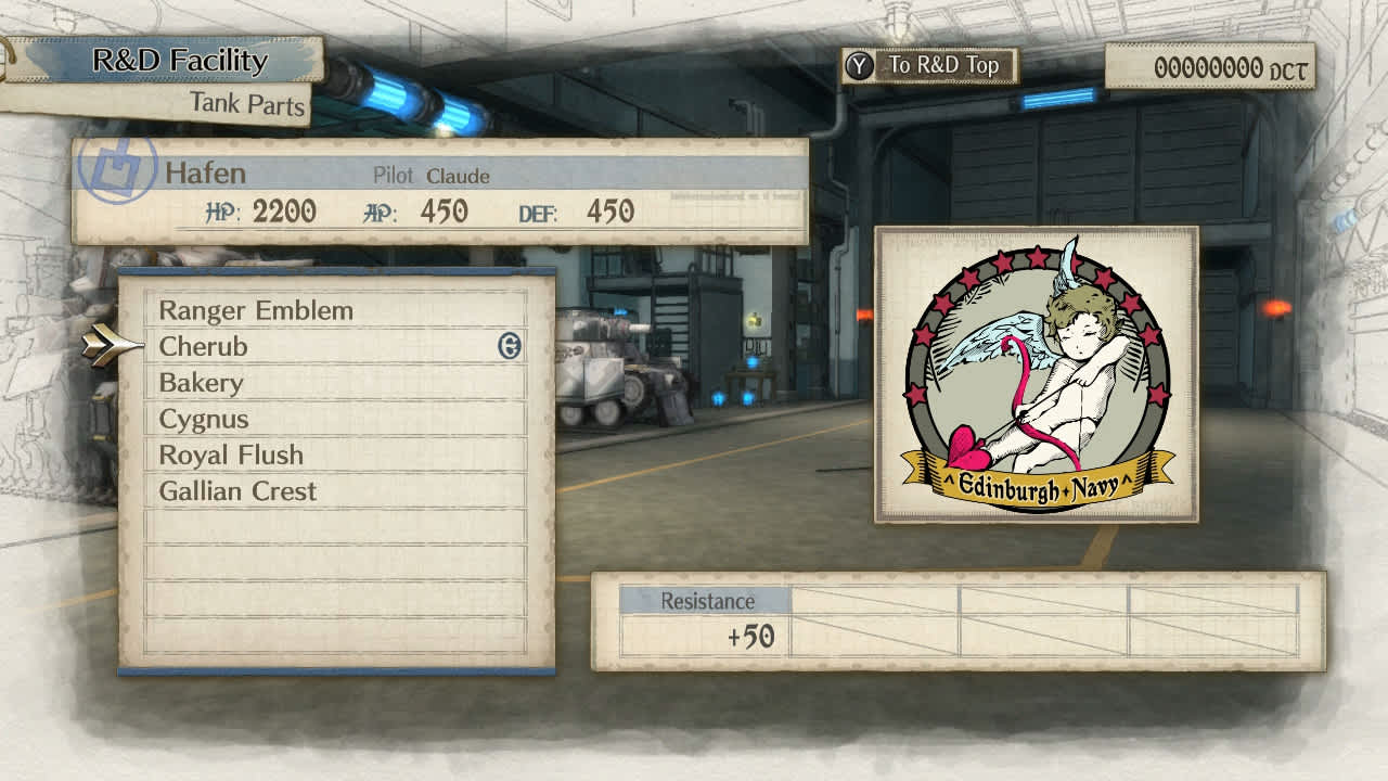 Valkyria Chronicles 4: Tank Decal - Cherub — скриншот 1