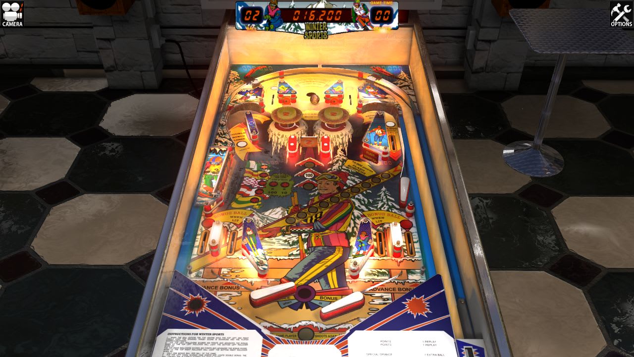 Zaccaria Pinball: Winter Sports Table — скриншот 1