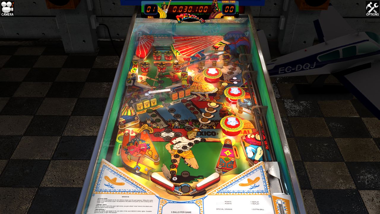 Zaccaria Pinball: Mexico '86 Table — скриншот 1