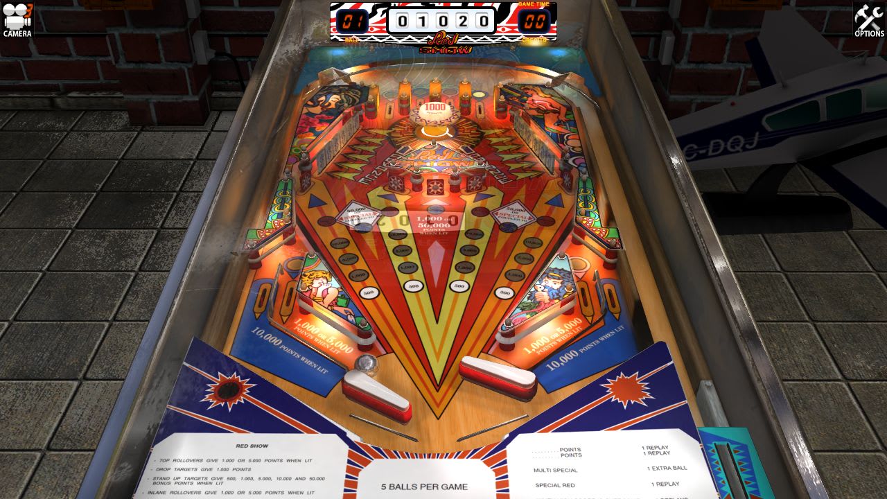 Zaccaria Pinball: Red Show Table — скриншот 1