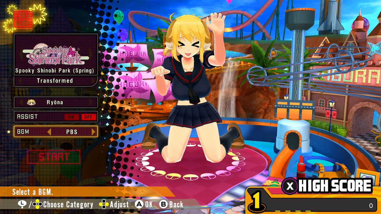 SENRAN KAGURA Peach Ball: SENRAN KAGURA PBS Stage BGM — скриншот 1