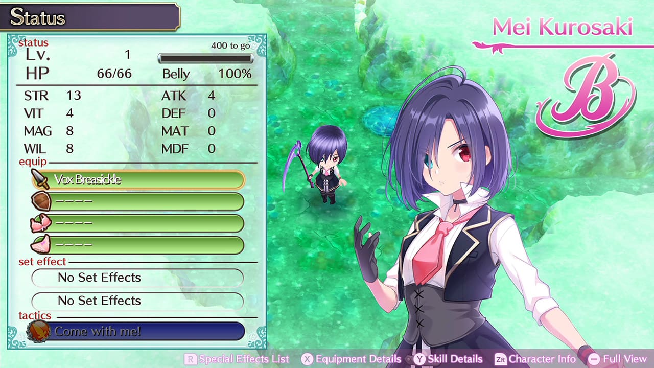 Omega Labyrinth Life: Vox Breasickle — скриншот 1