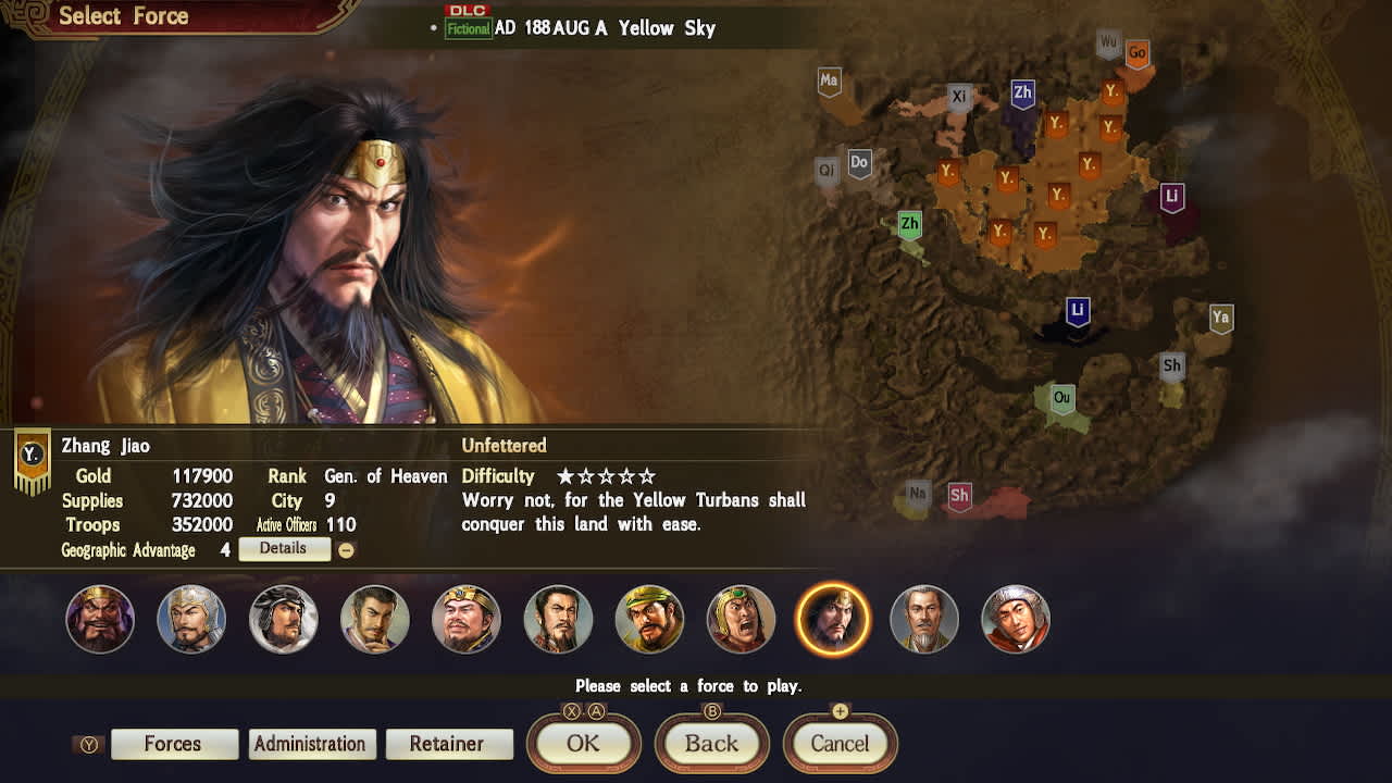 ROMANCE OF THE THREE KINGDOMS XIV: Diplomacy and Strategy Expansion Pack Bundle: Scenario [A Yellow Sky] — скриншот 1
