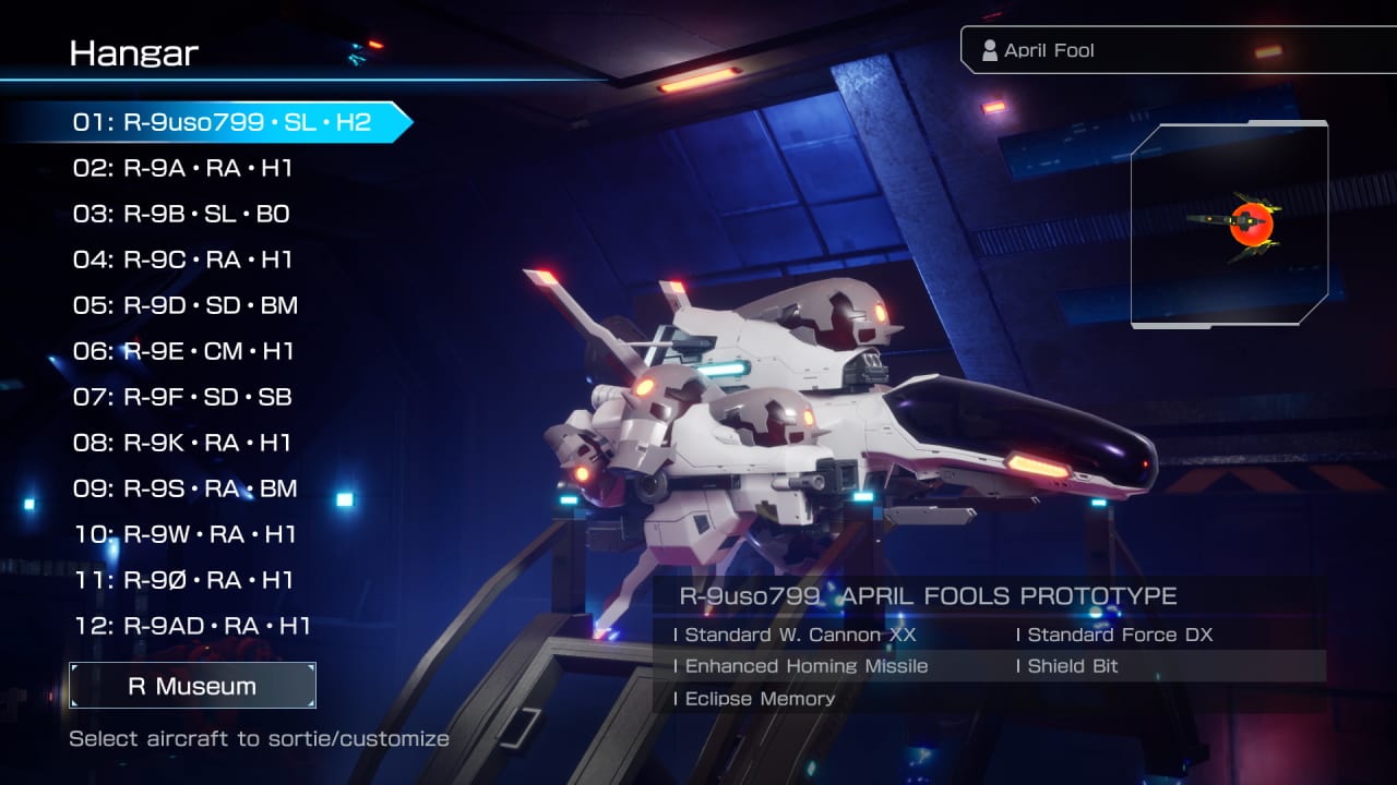 R-Type Final 2: APRIL FOOLS PROTOTYPE R-Craft for Nintendo Switch ...