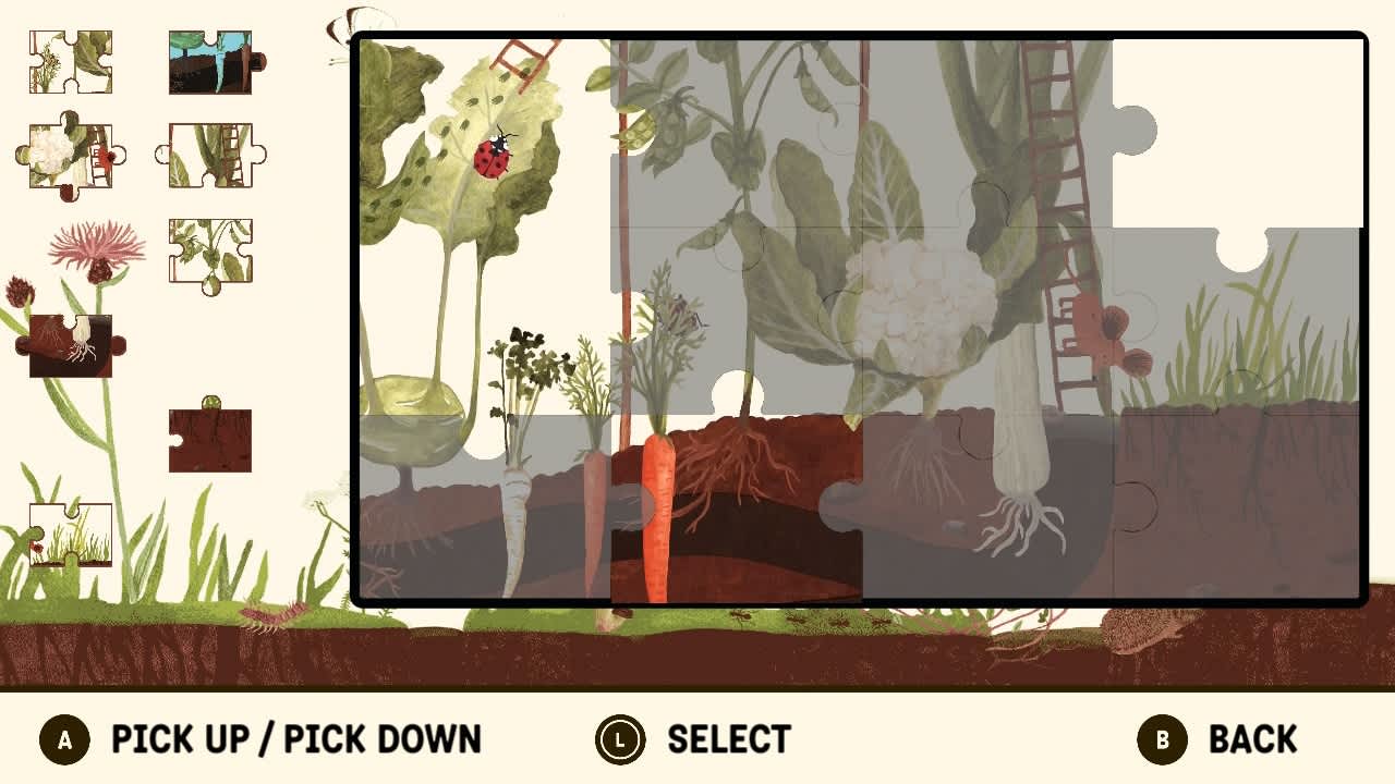 Little Mouse's Encyclopedia: Garden Puzzle — скриншот 1