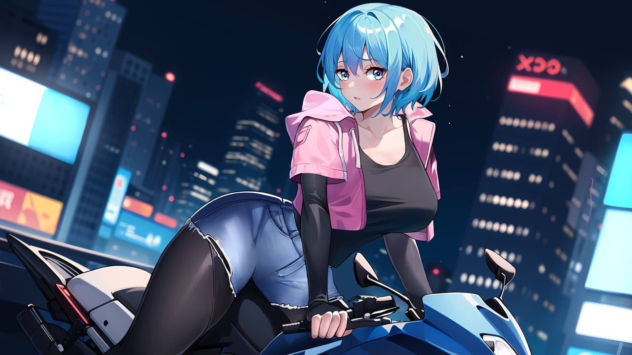 Hentai Stars: Night Rider Ran — скриншот 1