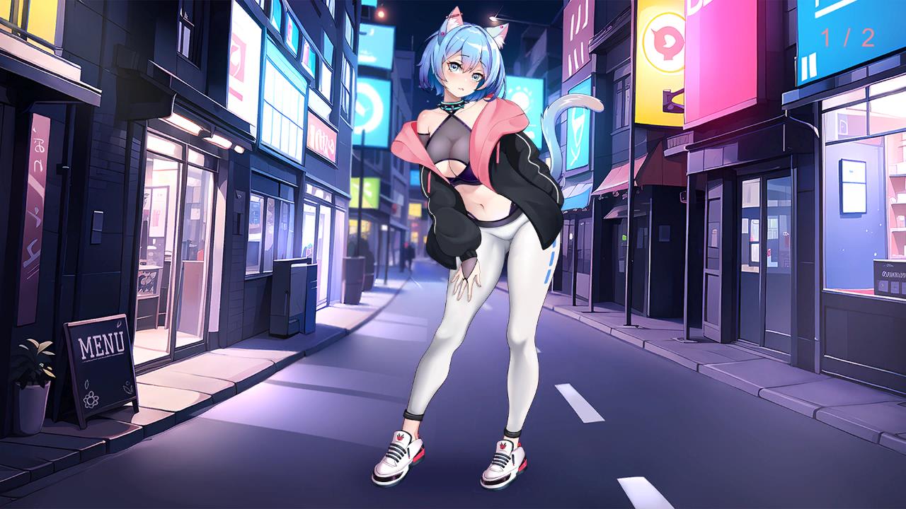 Hentai Stars: Lonely Kitty Ran — скриншот 1
